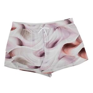 Calia Womens XXL High Rise Step Up Short Dune Print Coral Quick Dry Odor Control